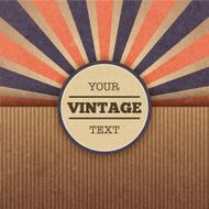 Retro sunburst cover layout N2