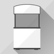 Template of advertising stand N9