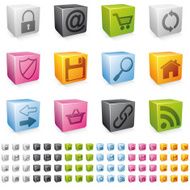 cube internet icons N2