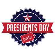 Presidents Day sale Icon Insignia EPS 10 vector