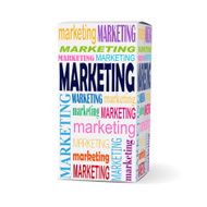 marketing word on product box
