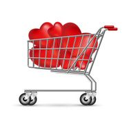 Heart symbol in the Shopping Cart N2