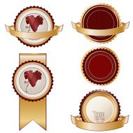 Round product labels