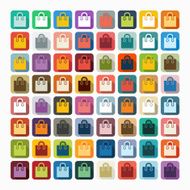Flat design bag N8