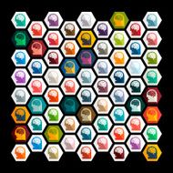 Flat design head N9