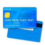 Vector credit card N9