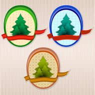 Ecology retro vector badge