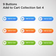 web button with shopping sign