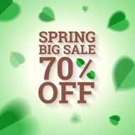 Spring big sale banner