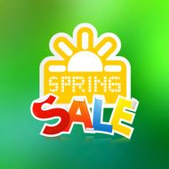 Vector Spring Sale Illustration