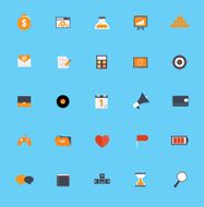 Set of Flat Icons Vector Illustration N5