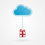 Cloud and gift