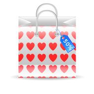 Red Shoping Bag - Illustration