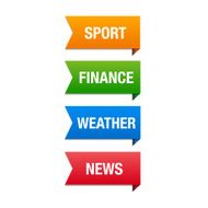 Media icons vector