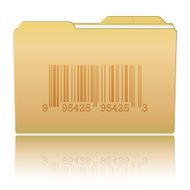 Folder with Bar Code