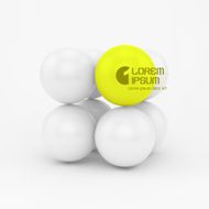3D concept illustration Vector template N7