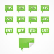 Green sales bubbles