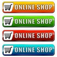 online shop buttons