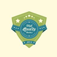 Vintage badge label N2