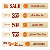 Vintage Retail Sale Website Banners N2