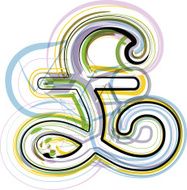 Organic Font Symbol illustration N2