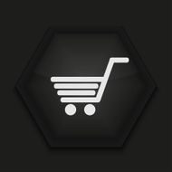 Vector creative icon on black background Eps10 N15
