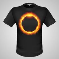 Male t-shirt with print N23