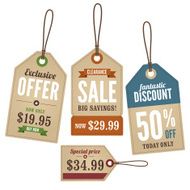 Vintage Retail Tags N3