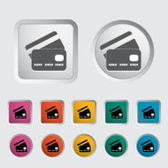 Credit card single icon N8