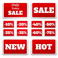 Sale stickers N2