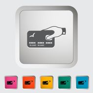 Credit card single icon N9