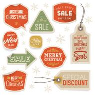Stickers &amp; Labels for Christmas and New Year N9