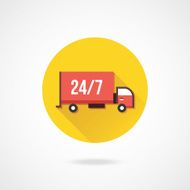 Vector Delivery Truck Icon N7