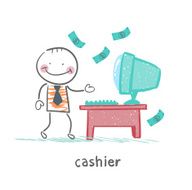 cashier at the workplace N2