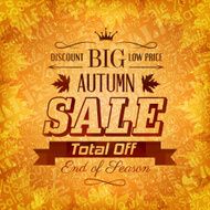 Autumn sale background N11