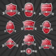Premium quality label set 8