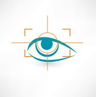 Scanning eye icon