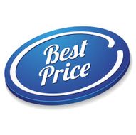 Blue oval best price button N3