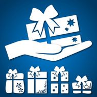 gift in hand