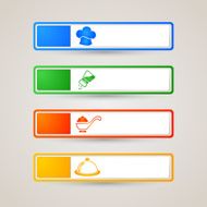 Sticker Label food set N3