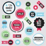 Colorful Vector Badges Labels and Stickers