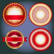 Empty sale badges