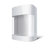White Package Box with a rounded corner