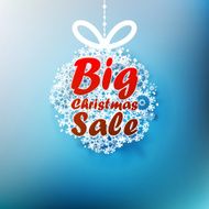 Christmas ball made from snowflakes with Big Sale
