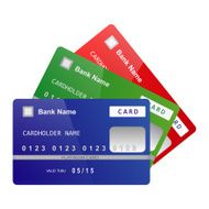 Credit cards Vector