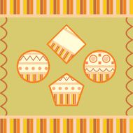 collection of tags with ornament