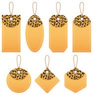 Price tags leopard
