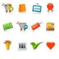 Shopping Icons N318