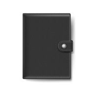 Black Leather Wallet Isolated on White Background N2