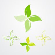 Natural products pharmacy symbol collection